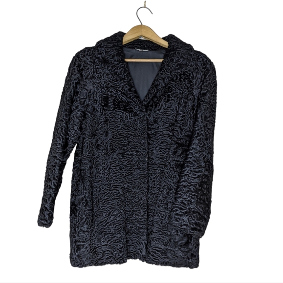 Vintage Genuine Lamb Fur Coat - Picture 1 of 9